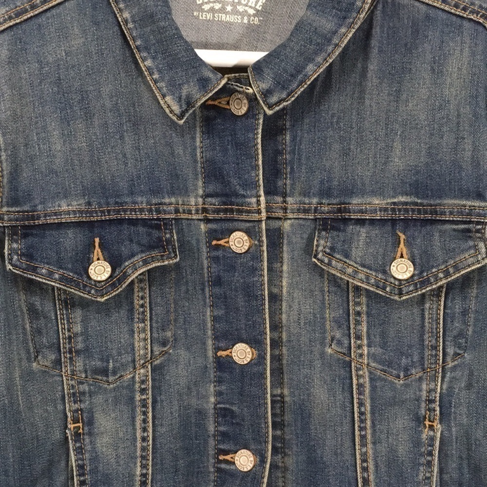 Girls Denim Jacket Levi Strauss & Co Signature XL - Picture 2 of 10